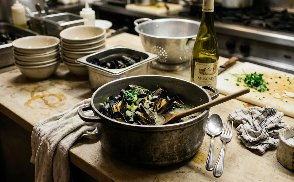 Image showing moules_marinieres_pot