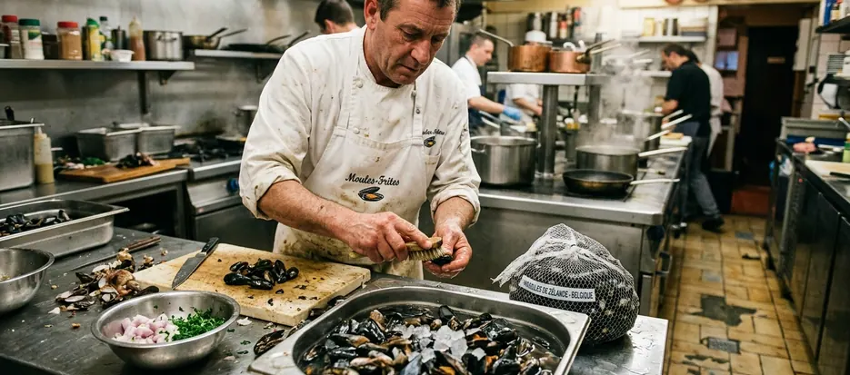 Mussels prep