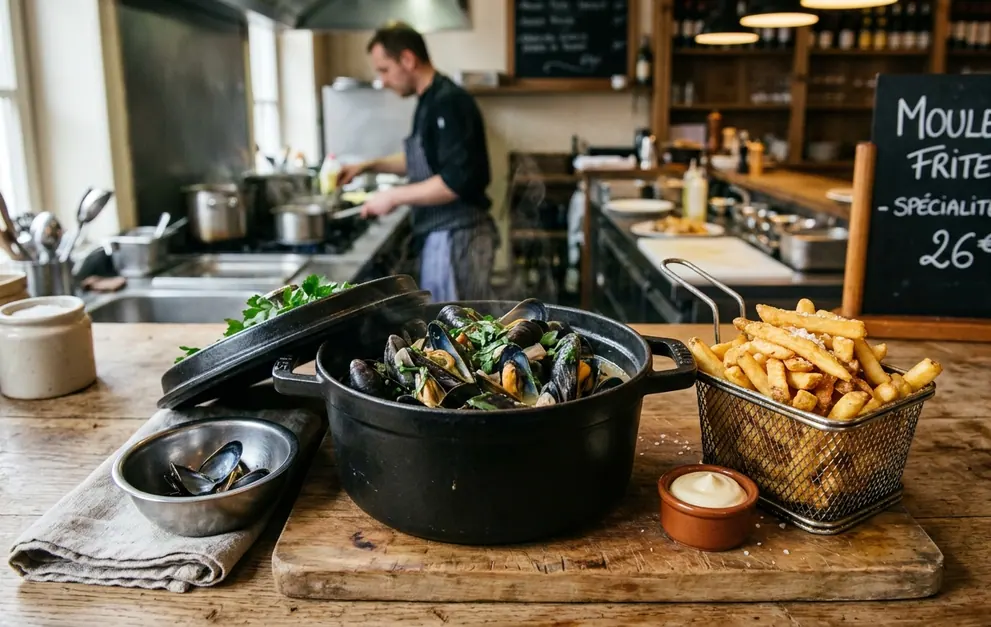 Image showing moules_frites_brasserie